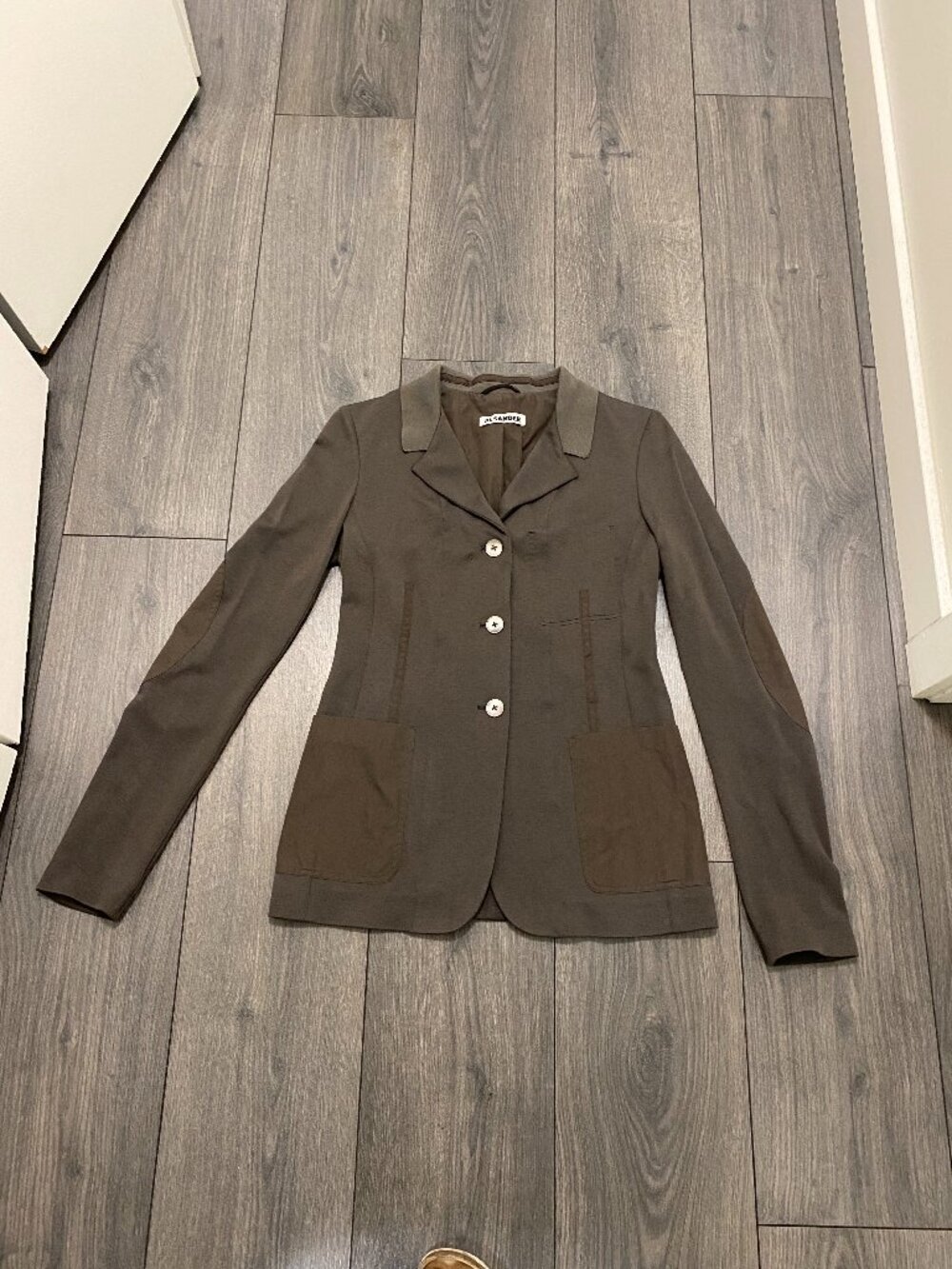 Jil Sander Brown Casual Blazer Size 2/4
